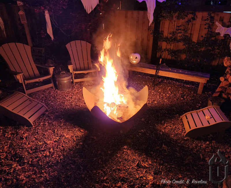 Ohio Flame 41" Lunar Artisan Fire Bowl OF41ABLU
