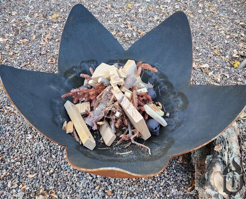 Ohio Flame 41" Lunar Artisan Fire Bowl OF41ABLU